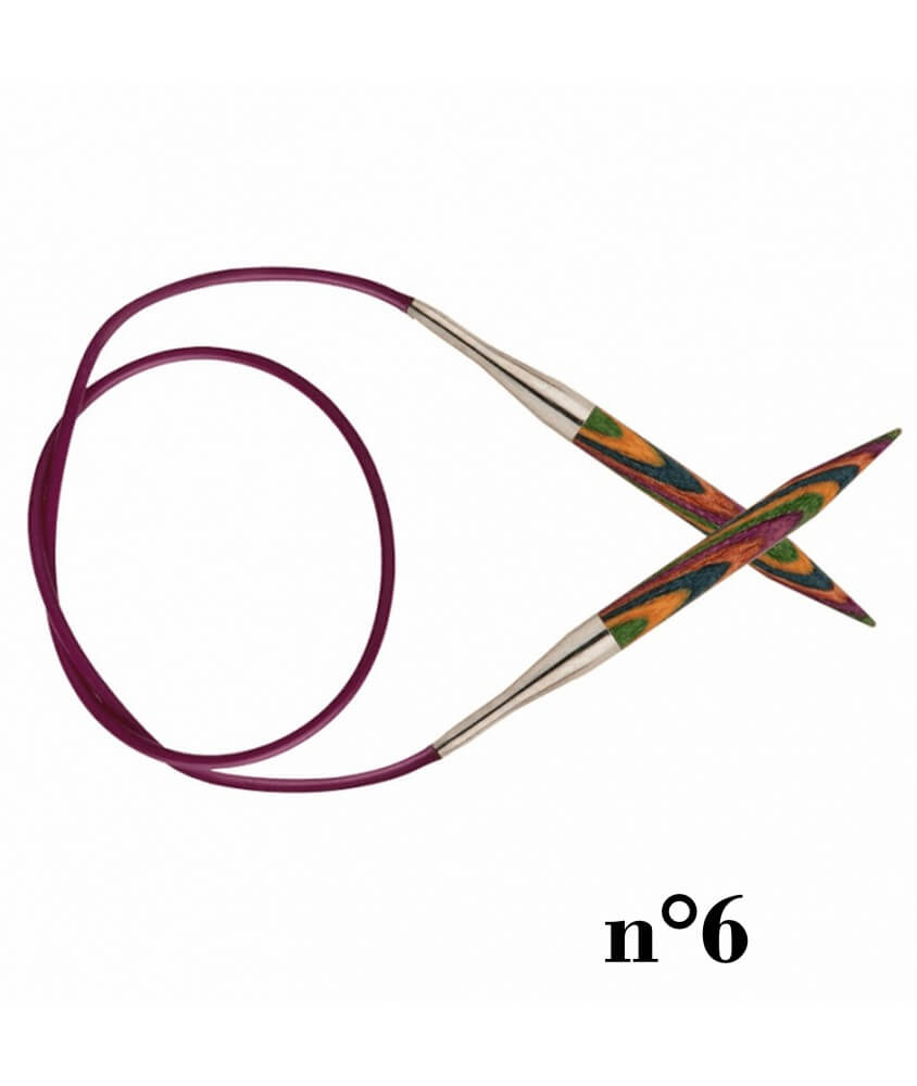 aiguilles circulaire bois symfonie 80cm n°6 knitpro aiguilles circulaire bois symfonie 80cm n°6 knitpro