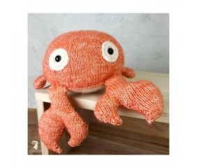 Karel le crabe peluche hardicraft model tricot