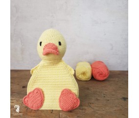 Kit Crochet Lapin Pipa Avec Cœur HardiCraft - Fil Chiné Inclus - Pour Débutants Et Confirmés - Idée Cadeau Créative