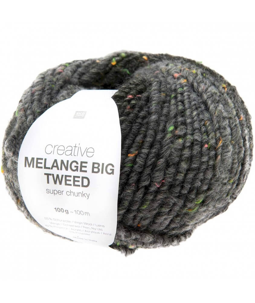 Creative Melange Big Tweed chunky rico design sperenza noir