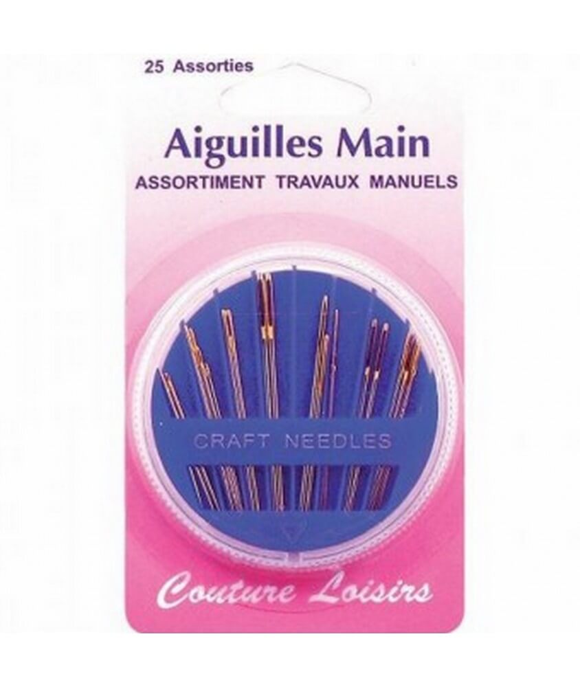 Boite d'aiguilles main assorties x 25 Boite d'aiguilles main assorties x 25