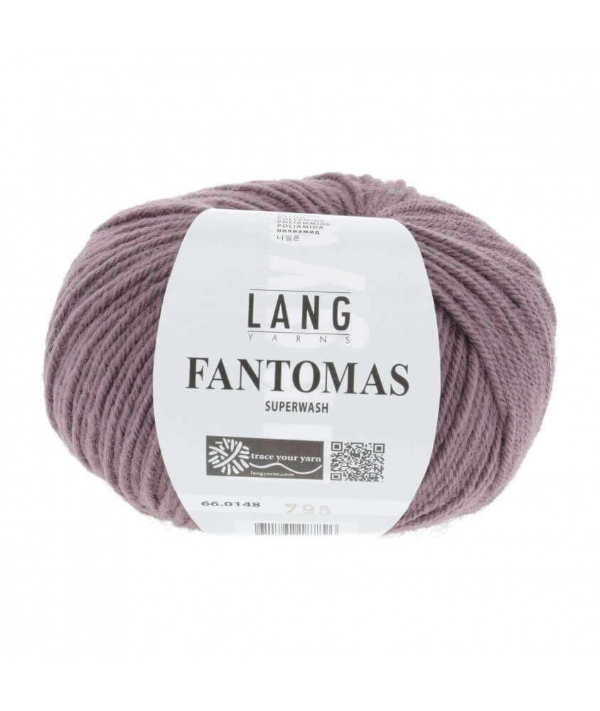 Laine à tricoter FANTOMAS - Lang Yarns violet 148 Sperenza