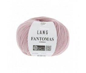 Laine à tricoter FANTOMAS - Lang Yarns Sperenza 209 Rose