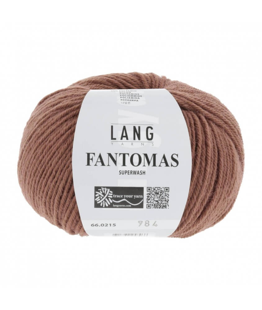 Laine à tricoter FANTOMAS - Lang Yarns marron 215 Sperenza