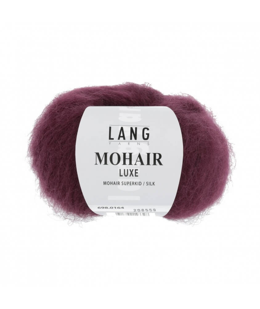 Mohair et soie à tricoter MOHAIR LUXE - Lang Yarns VIOLET 164 Mohair et soie à tricoter MOHAIR LUXE - Lang Yarns VIOLET 164