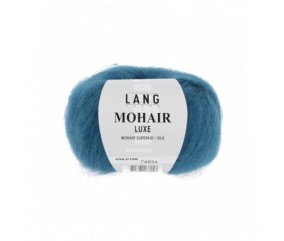 Mohair et soie à tricoter MOHAIR LUXE - Lang Yarns 188 BLEU