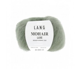 Mohair et soie à tricoter MOHAIR LUXE - Lang Yarns 198 VERT