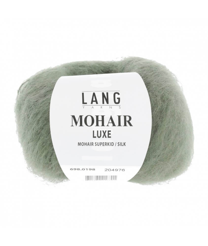 Mohair et soie à tricoter MOHAIR LUXE - Lang Yarns 198 VERT