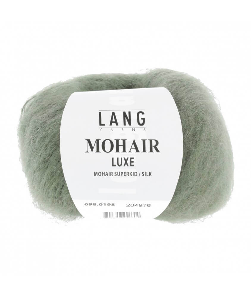 Mohair et soie à tricoter MOHAIR LUXE - Lang Yarns 198 VERT Mohair et soie à tricoter MOHAIR LUXE - Lang Yarns 198 VERT
