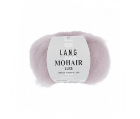 Mohair et soie à tricoter MOHAIR LUXE - Lang Yarns 209 ROSE