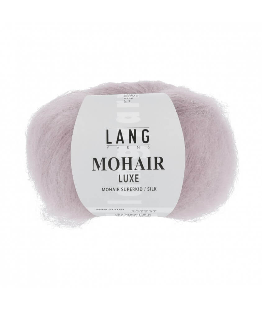 Mohair et soie à tricoter MOHAIR LUXE - Lang Yarns 209 ROSE Mohair et soie à tricoter MOHAIR LUXE - Lang Yarns 209 ROSE