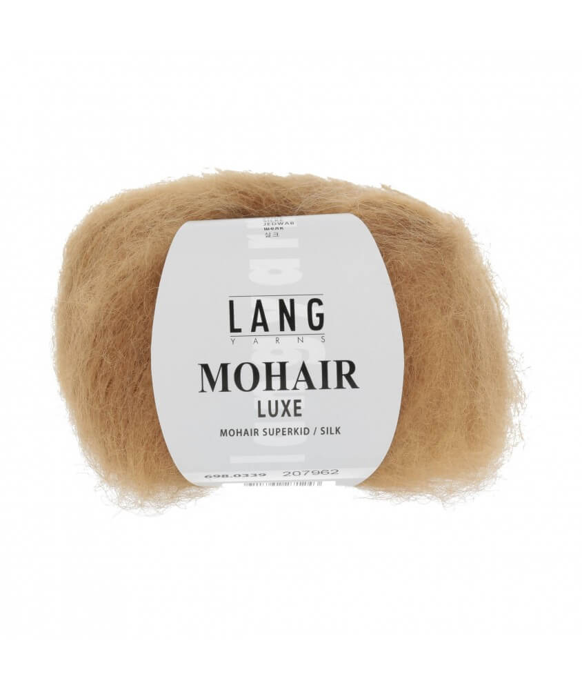Mohair et soie à tricoter MOHAIR LUXE - Lang Yarns 339 JAUNE