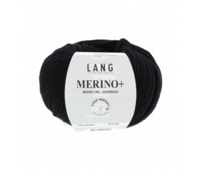 Laine MERINO PLUS - Lang Yarns sperenza 04 bleu foncé