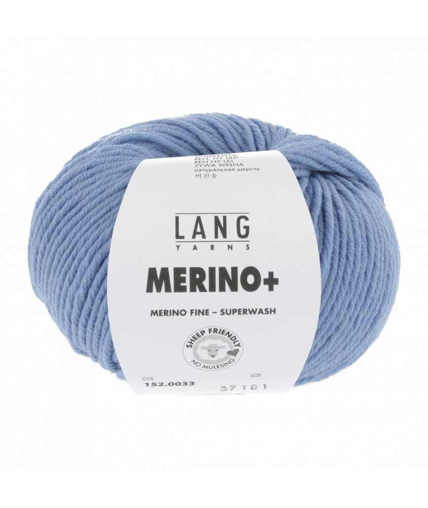 Laine MERINO PLUS - Lang Yarns sperenza bleu 33