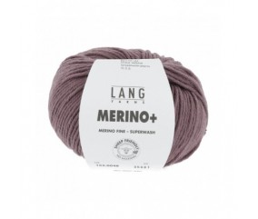 Laine MERINO PLUS - Lang Yarns sperenza violet 48 jolie douce laine