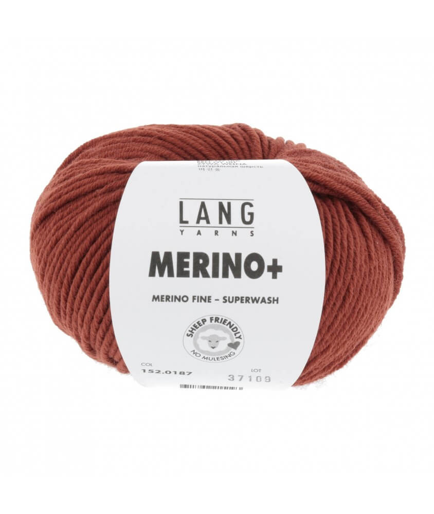 Laine MERINO PLUS - Lang Yarns sperenza 187 rouge