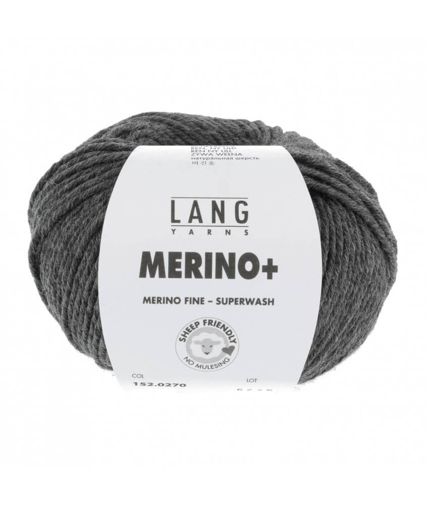 Laine MERINO PLUS - Lang Yarns sperenza 270 Gris