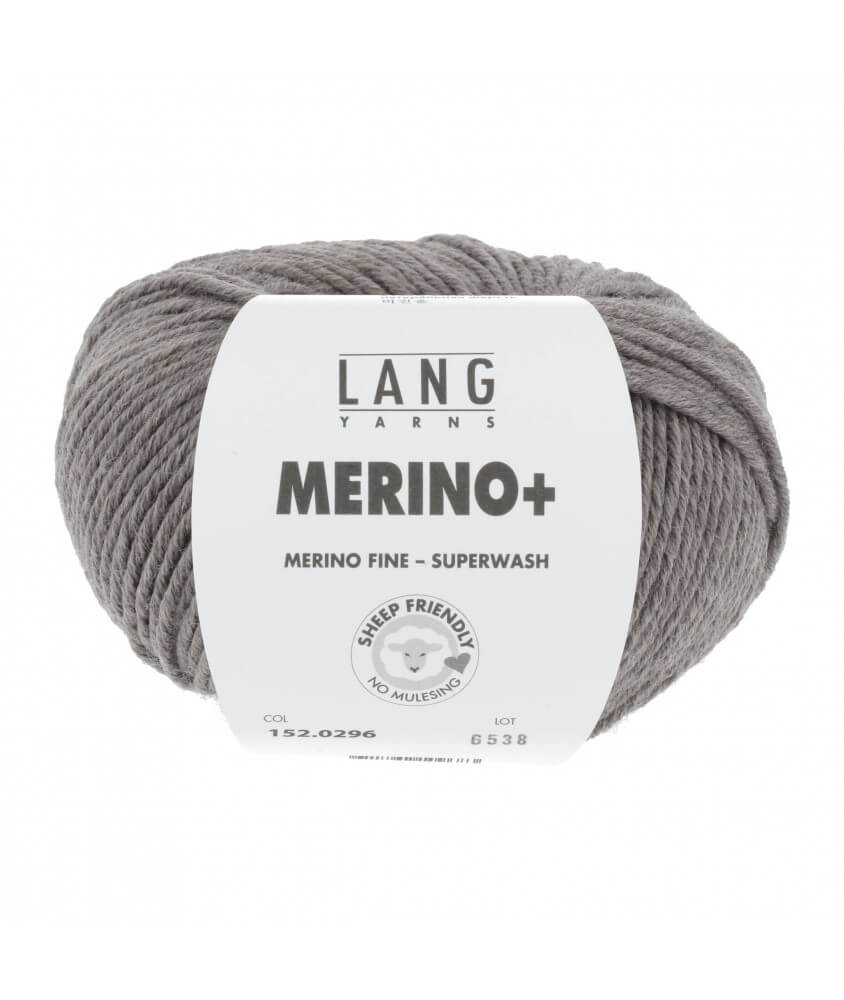 Laine MERINO PLUS - Lang Yarns + Sperenza gris 296