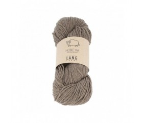  Fil à tricoter NOBLE YAK - Lang Yarns marron 01 naturel haut de gamme premium bio