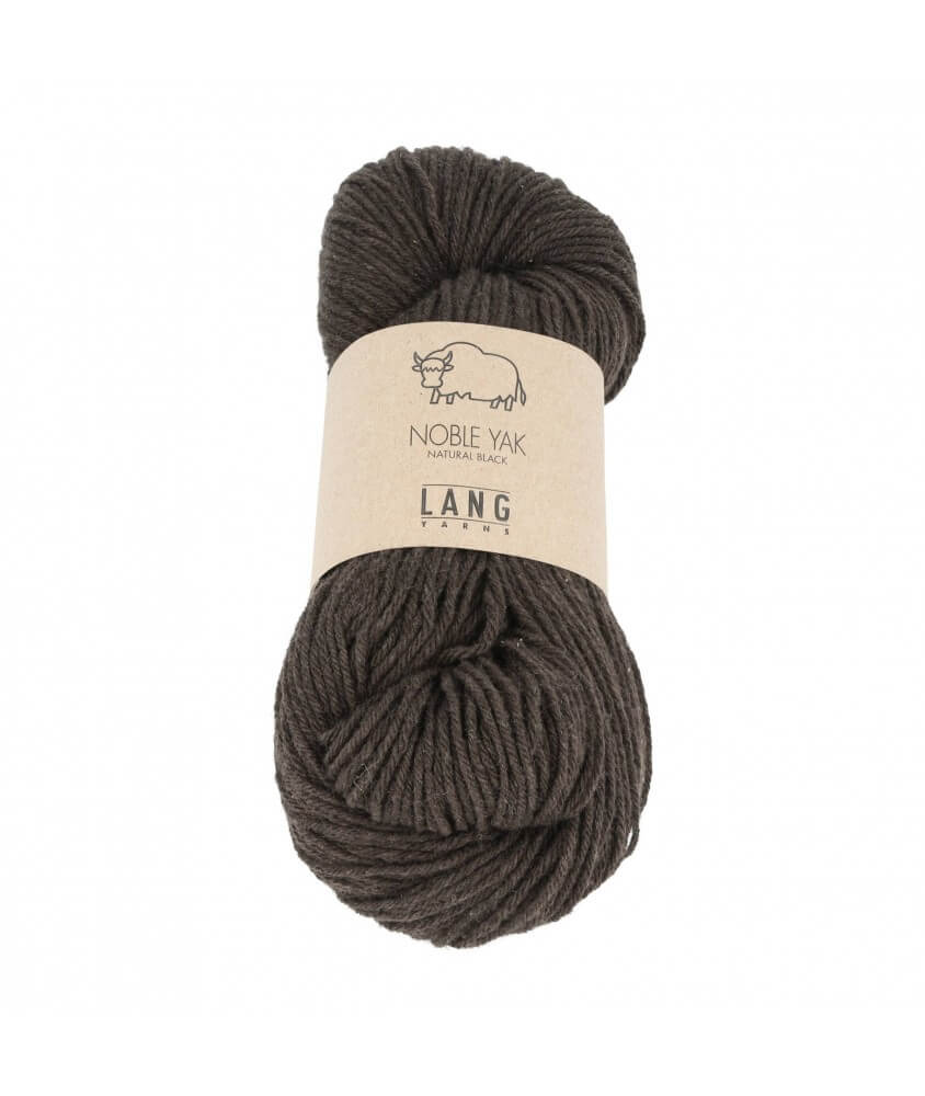  Fil à tricoter NOBLE YAK - Lang Yarns Marron 03 foncé naturel produit haut de gamme premium top qualité