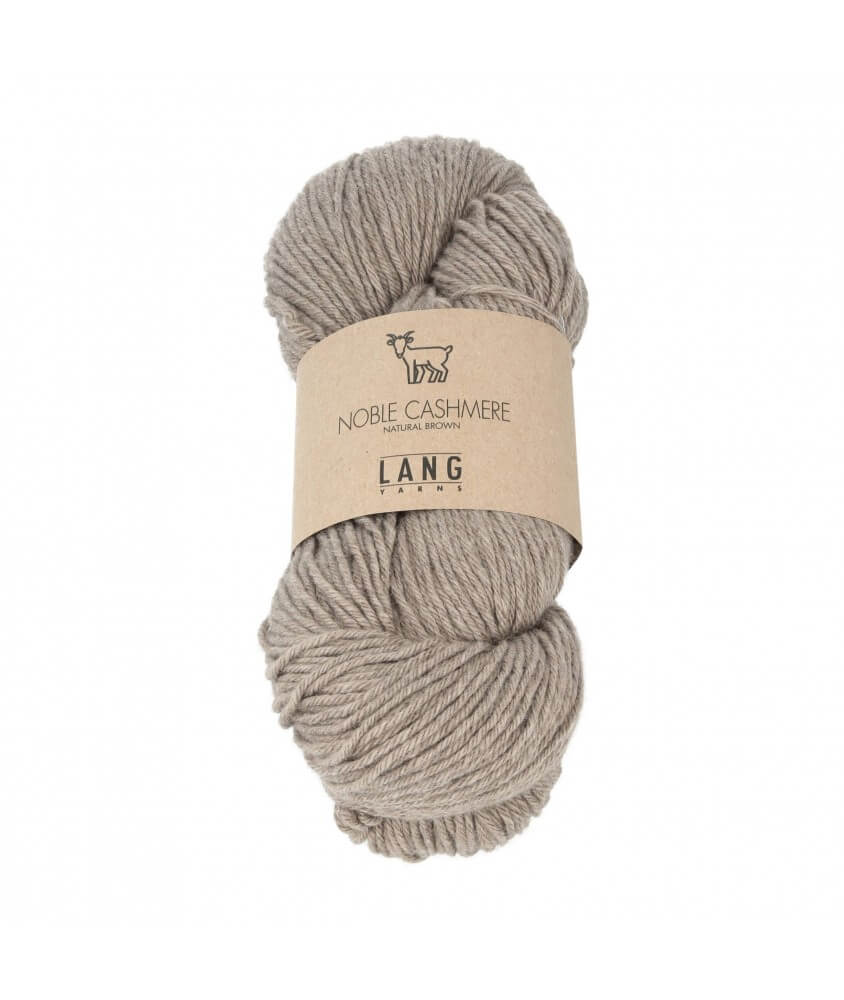 Laine cachemire à tricoter NOBLE CASHMERE - Lang Yarns gris 001