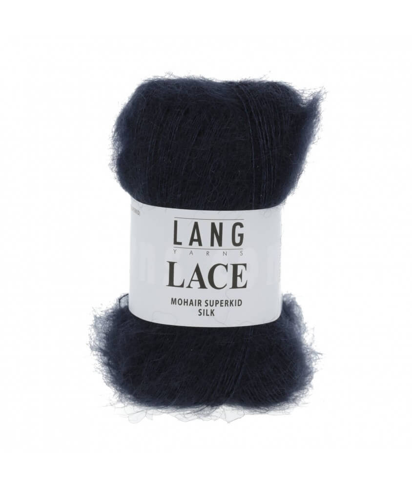 Mohair et soie à tricoter LACE 25 GR - Lang Yarns Sperenza bleu 25 025