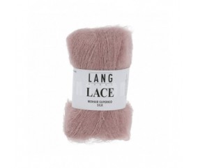 Mohair et soie à tricoter LACE 25 GR - Lang Yarns Sperenza 48 violet 048