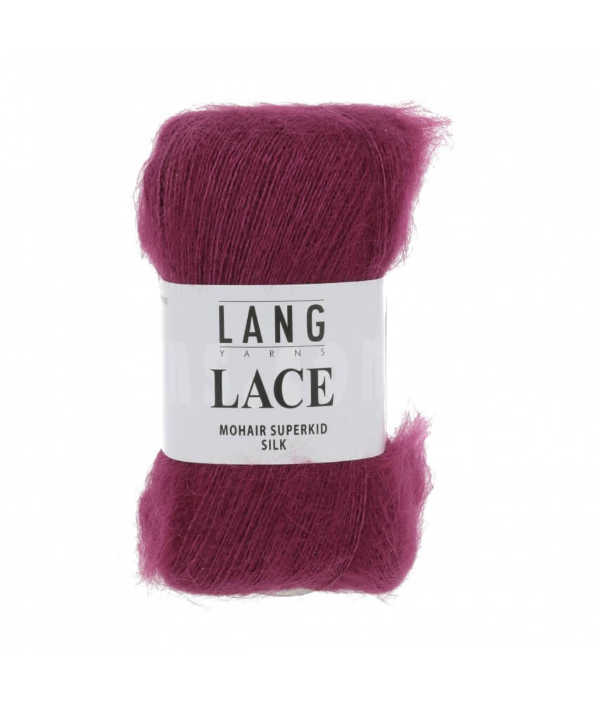 Mohair et soie à tricoter LACE 25 GR - Lang Yarns Sperenza rose 066 66