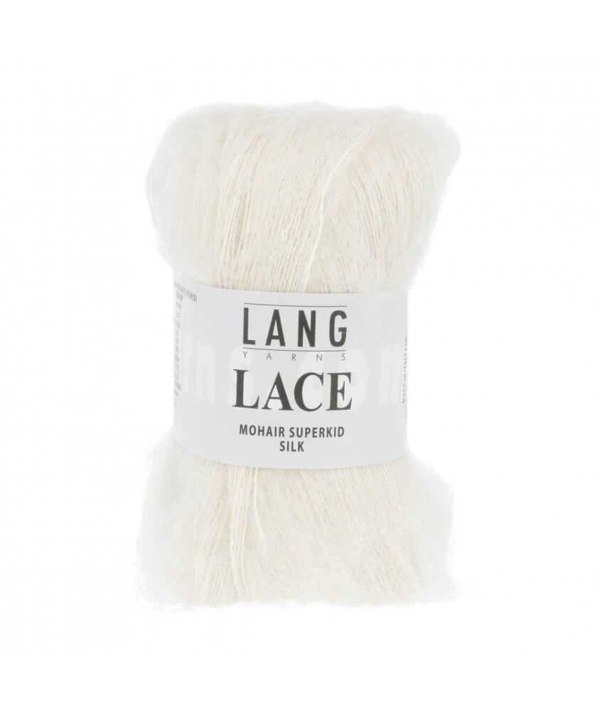 Mohair et soie à tricoter LACE 25 GR - Lang Yarns Sperenza Ecru écru 94 094 Mohair et soie à tricoter LACE 25 GR - Lang Yarns Sperenza Ecru écru 94 094