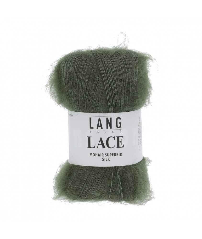 Mohair et soie à tricoter LACE 25 GR - Lang Yarns Sperenza vert 98 098