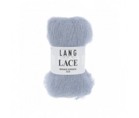 Mohair et soie à tricoter LACE 25 GR - Lang Yarns Sperenza Bleu 133 0133