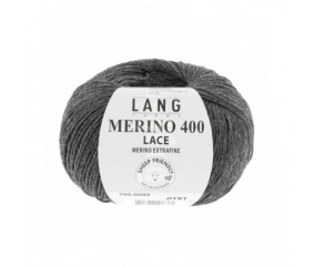 Laine MERINO 400 LACE - Lang Yarns sperenza pelote gris 05