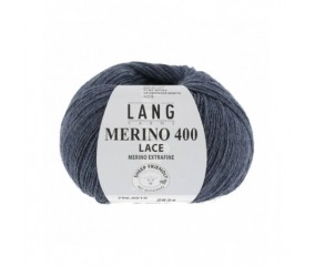 Laine MERINO 400 LACE - Lang Yarns sperenza pelote bleu 010 10 