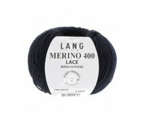 Laine MERINO 400 LACE - Lang Yarns sperenza pelote 25 025 bleu bleue