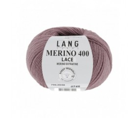 Laine MERINO 400 LACE - Lang Yarns sperenza pelote violet 48 048