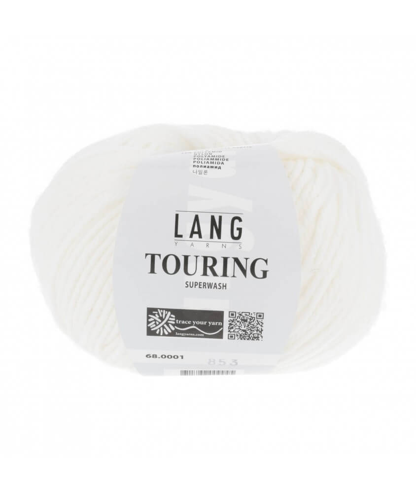  Laine à tricoter TOURING - Lang Yarns Sperenza pelote blanc 01