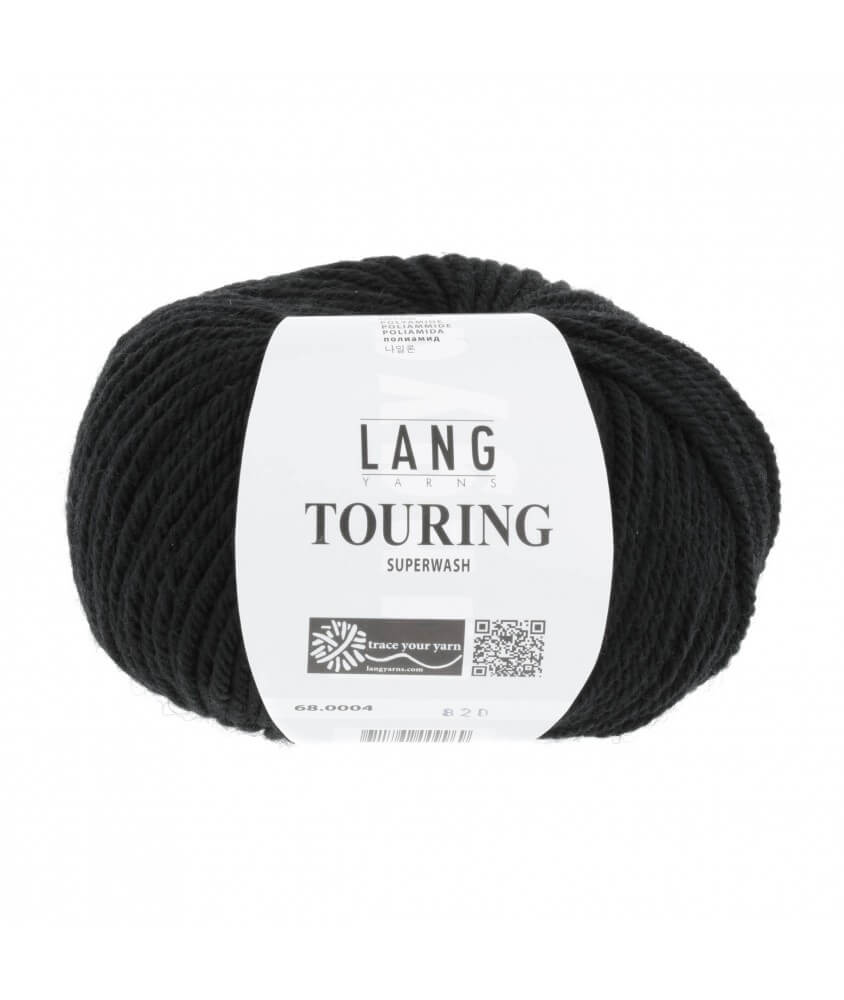  Laine à tricoter TOURING - Lang Yarns Sperenza pelote noir 04 004