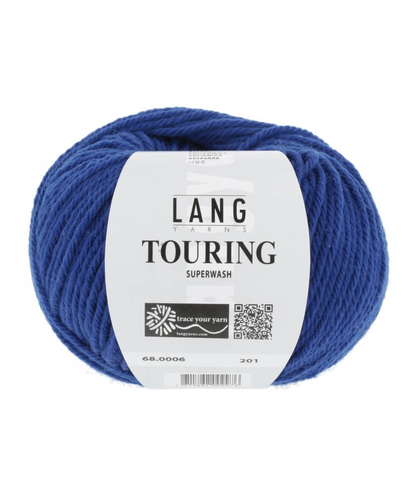  Laine à tricoter TOURING - Lang Yarns Sperenza pelote bleu pétant 06