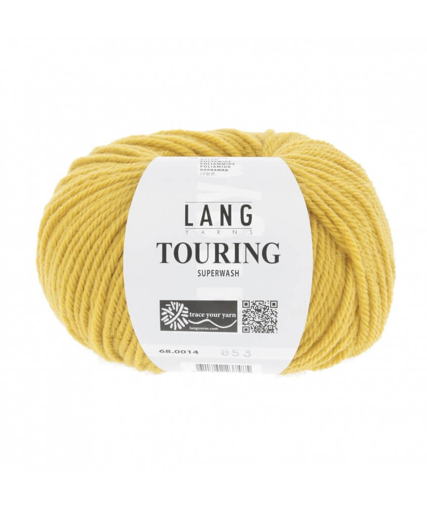  Laine à tricoter TOURING - Lang Yarns Sperenza pelote jaune oeuf soleil 014 14 0014