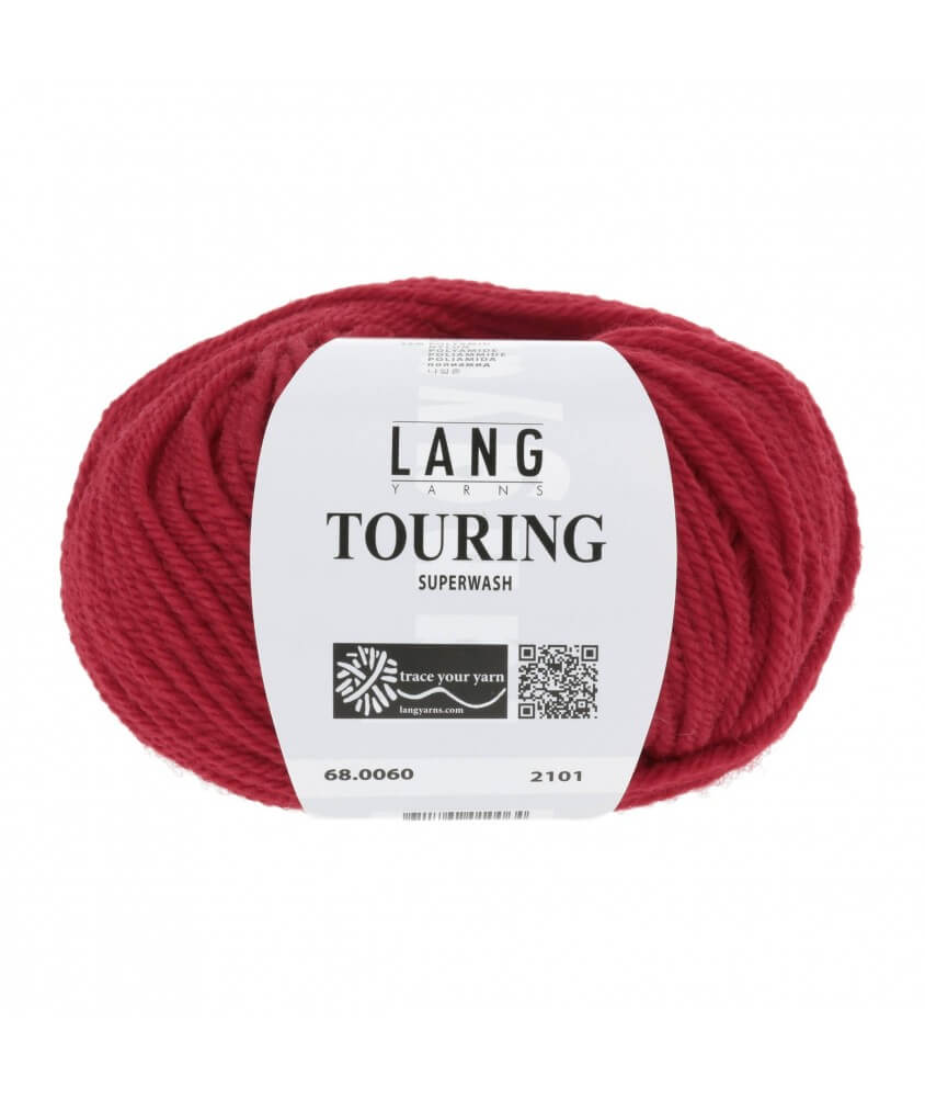  Laine à tricoter TOURING - Lang Yarns Sperenza pelote rouge sang boy 60 060