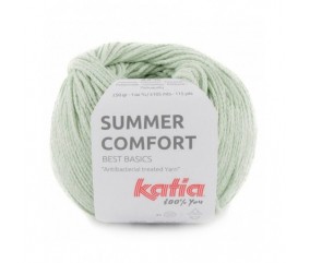  Fil à tricoter antibactérien Summer Comfort - Katia Sperenza vert 62
