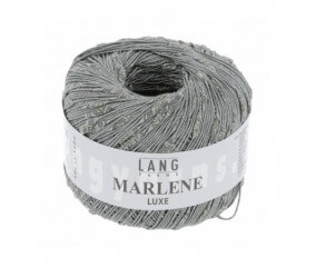  Fil à tricoter Marlene Luxe - Lang Yarns gris 24 brillant