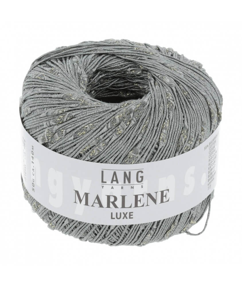  Fil à tricoter Marlene Luxe - Lang Yarns gris 24 brillant
