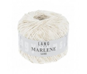  Fil à tricoter Marlene Luxe - Lang Yarns écru peau doux brillant