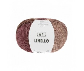 Pelote de lin à tricoter Linello - Lang Yarns Sperenza Marron 015