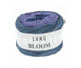  Coton à tricoter Bloom - Lang Yarns bleu 010