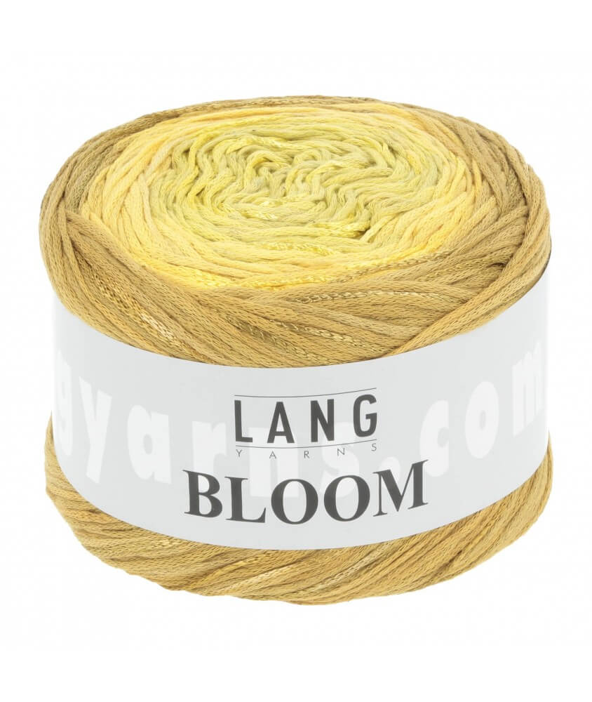 Coton à tricoter Bloom - Lang Yarns jaune 13 013 Coton à tricoter Bloom - Lang Yarns jaune 13 013