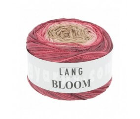  Coton à tricoter Bloom - Lang Yarns rouge 61 Sperenza pelote de laine