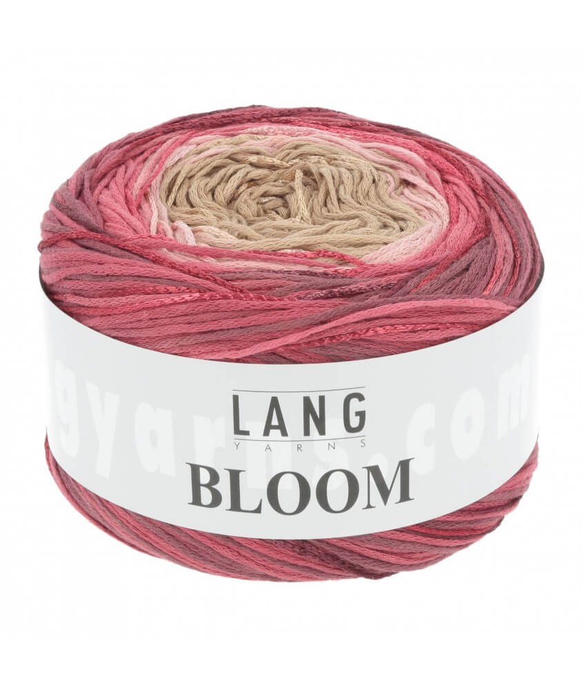  Coton à tricoter Bloom - Lang Yarns rouge 61 Sperenza pelote de laine