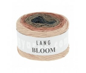  Coton à tricoter Bloom - Lang Yarns marron 75